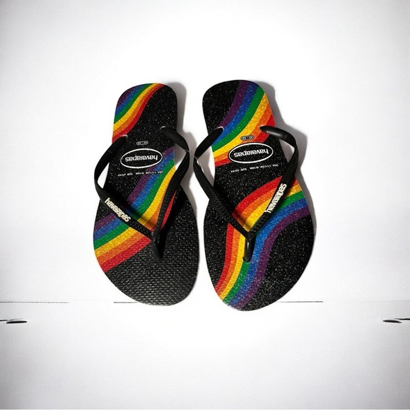 🌈 HAVAIANAS Rainbow PRIDE Flip Flops Happy Pride Month! Unisex Men 9/10
W 11/12 - Picture 3 of 5